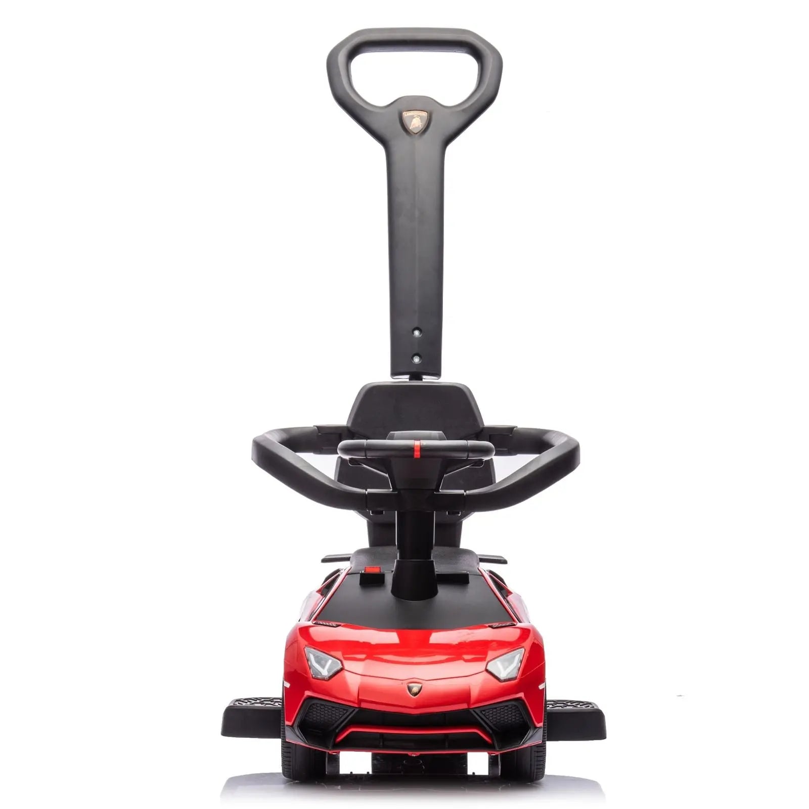 Lamborghini 3-in-1 Kids Push Ride On Toy Car – side profile | Freddo Toys Canada