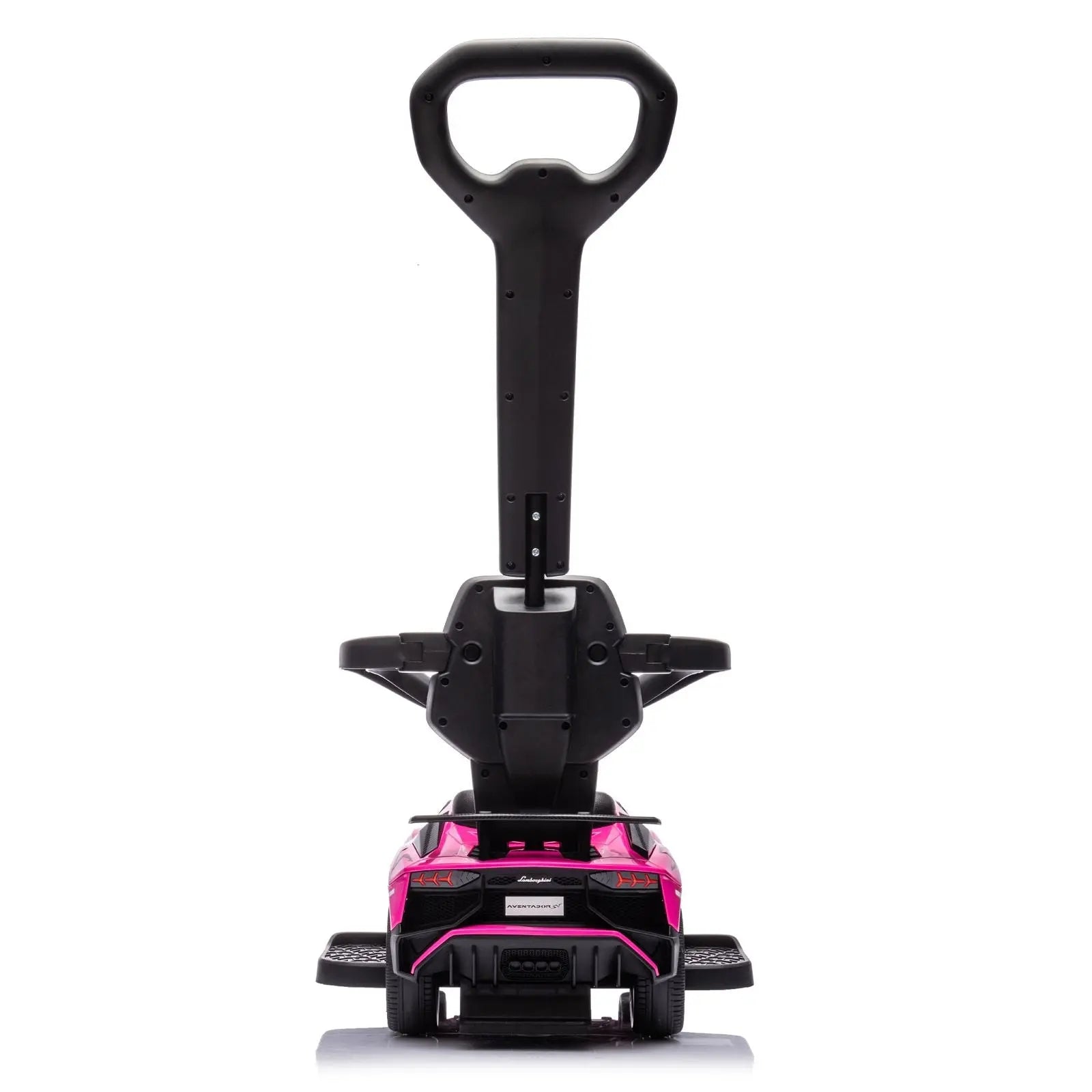 Lamborghini 3-in-1 Kids Push Ride On Toy Car – wheels and suspension detail (2) | Freddo Toys Canada