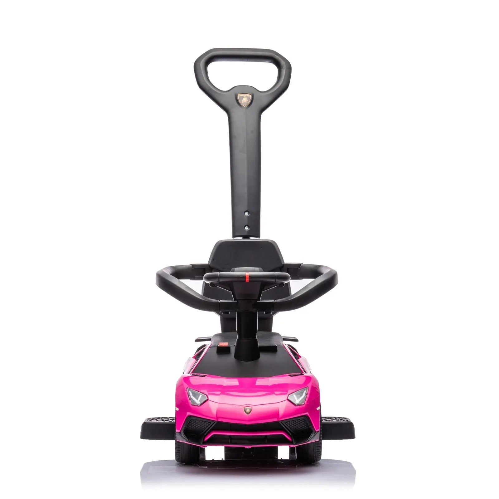 Lamborghini 3-in-1 Kids Push Ride On Toy Car – LED headlights detail (2) | Freddo Toys Canada