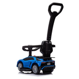 Lamborghini 3-in-1 Kids Push Ride On Toy Car – front three-quarter view | Freddo Toys Canada