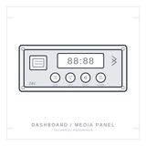 6V Can-Am Renegade - Compatible Dash Board