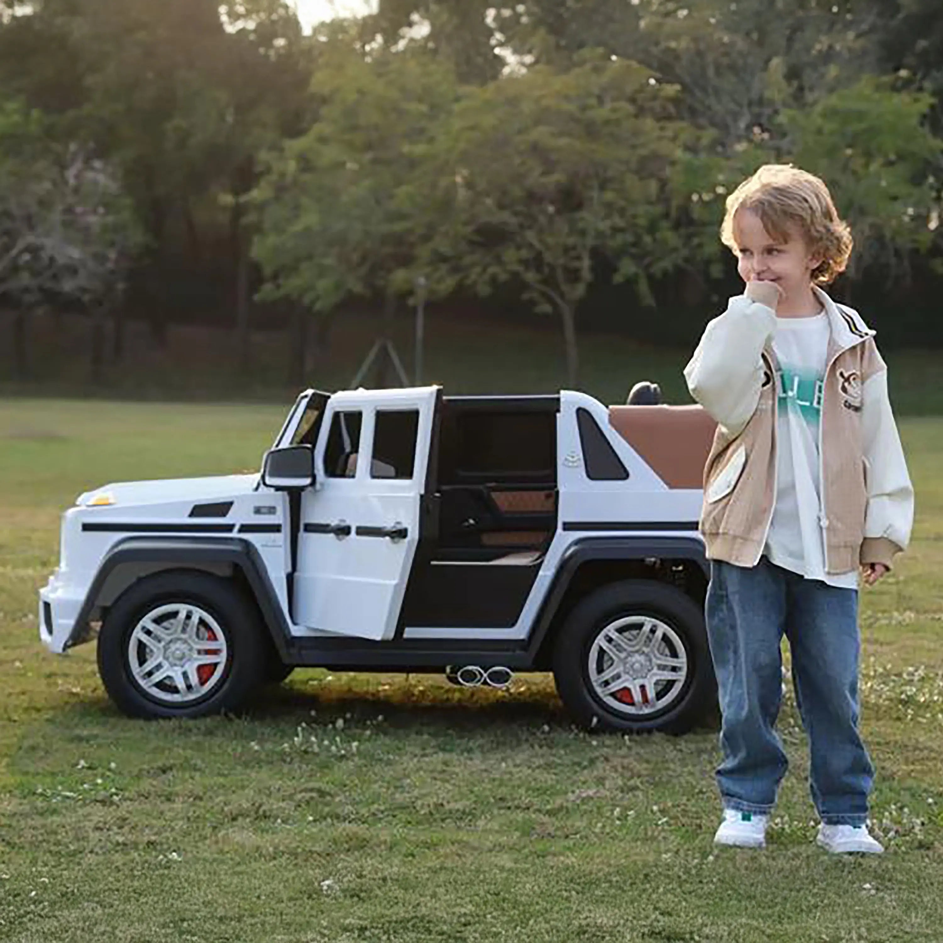 24V Mercedes Maybach G650 Brushless Motor Ride-on – full view | Freddo Toys Canada
