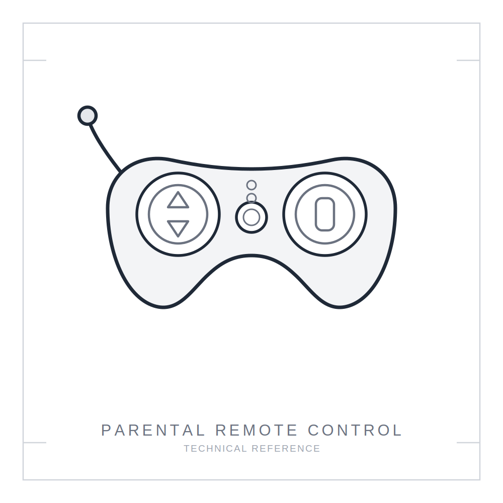 Technical drawing - Remote Control
