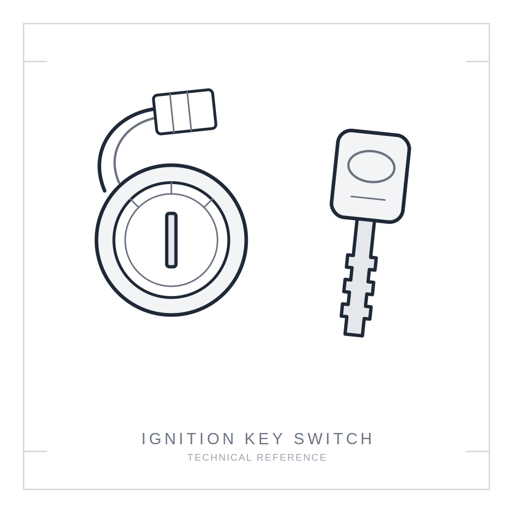 Technical drawing - Start Key