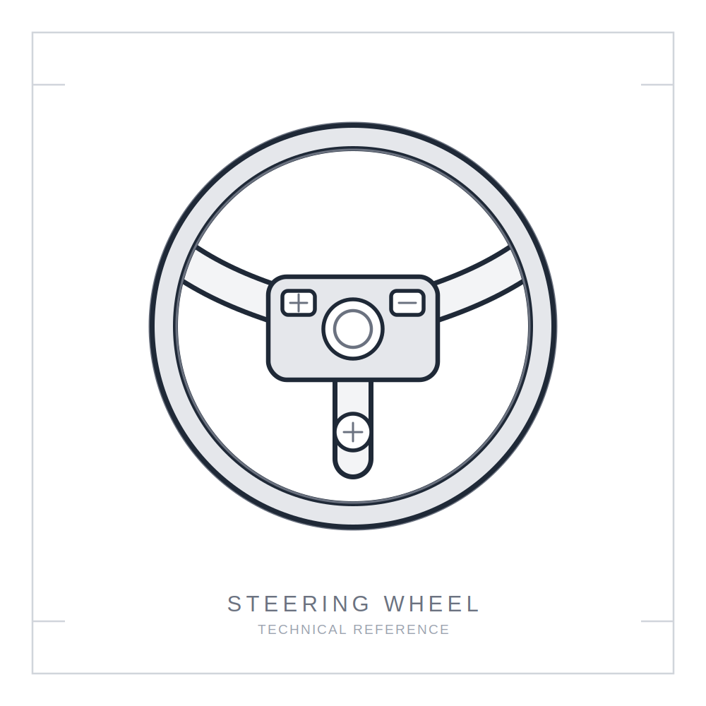 12V Porsche Carrera GT - Compatible Steering Wheel
